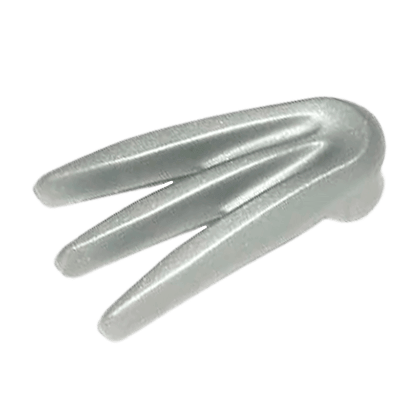Оружие 4шт Lego Другое Bladed Claw Spread 10187 6004345 Flat Silver Б/У - Retromagaz
