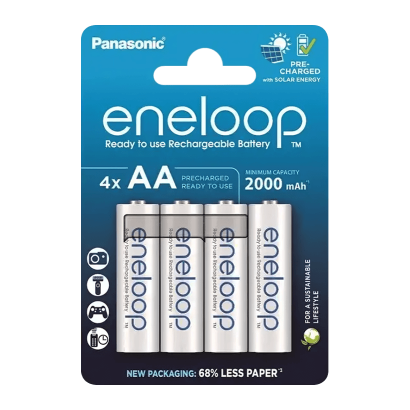 Акумулятор Panasonic AA Eneloop Pro 4шт 2000 mAh - Retromagaz