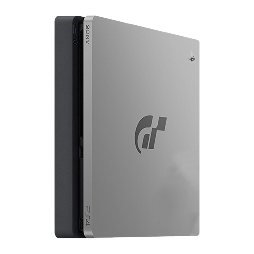 Консоль Sony PlayStation 4 Slim Gran Turismo Sport Limited Edition 1TB Silver Black Без Геймпада Б/У - Retromagaz