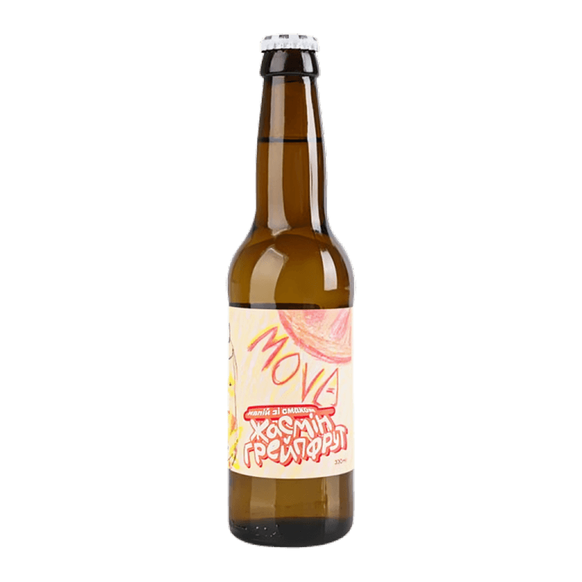 Лимонад MOVA Крафтовий Жасмін-Грейпфрут 330ml - Retromagaz