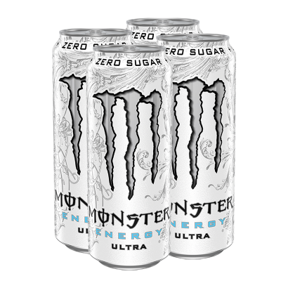 Набір Напій Енергетичний 4шт Monster Energy Ultra White 500ml - Retromagaz