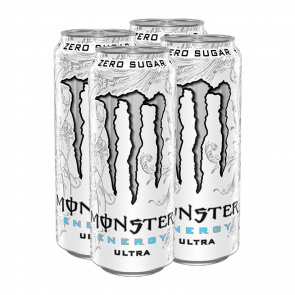 Набір Напій Енергетичний 4шт Monster Energy Ultra White 500ml Набір Напій Енергетичний 4шт Monster Energy Ultra White 500ml - Retromagaz