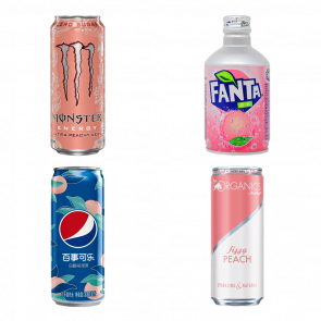Набор Корзинка Персиков (Напиток Энергетический Monster Energy Ultra Peachy Keen + Напиток Red Bull Organics Fizzy Peach + Напиток Fanta Японская White Peach + Напиток Pepsi White Peach) Набор Корзинка Персиков (Напиток Энергетический Monster Energy Ultra Peachy Keen + Напиток Red Bull Organics Fizzy Peach + Напиток Fanta Японская White Peach + Напиток Pepsi White Peach) - Retromagaz