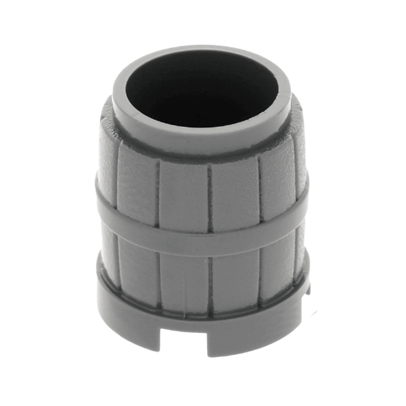 Емкость 4шт Lego Barrel 2 x 2 x 2 2489 26170 4191823 4218730 6278986 Dark Bluish Grey Б/У - Retromagaz