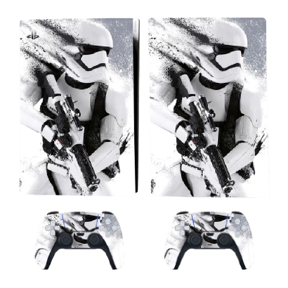 Наклейка RMC PlayStation 5 Star Wars White Новий - Retromagaz