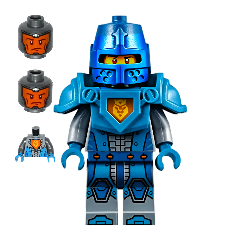 Фігурка Lego Denizens of Knighton Royal Soldier King's Guard Dark Azure Armor Nexo Knights nex039b Б/У - Retromagaz