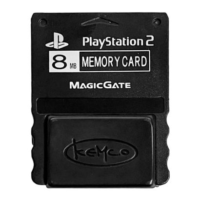 Карта Памяти Sony PlayStation 2 MagicGate Kemco KMC10J 8MB Black Б/У - Retromagaz