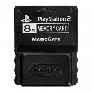 Карта Пам'яті Sony PlayStation 2 MagicGate Kemco KMC10J 8MB Black Б/У - Retromagaz