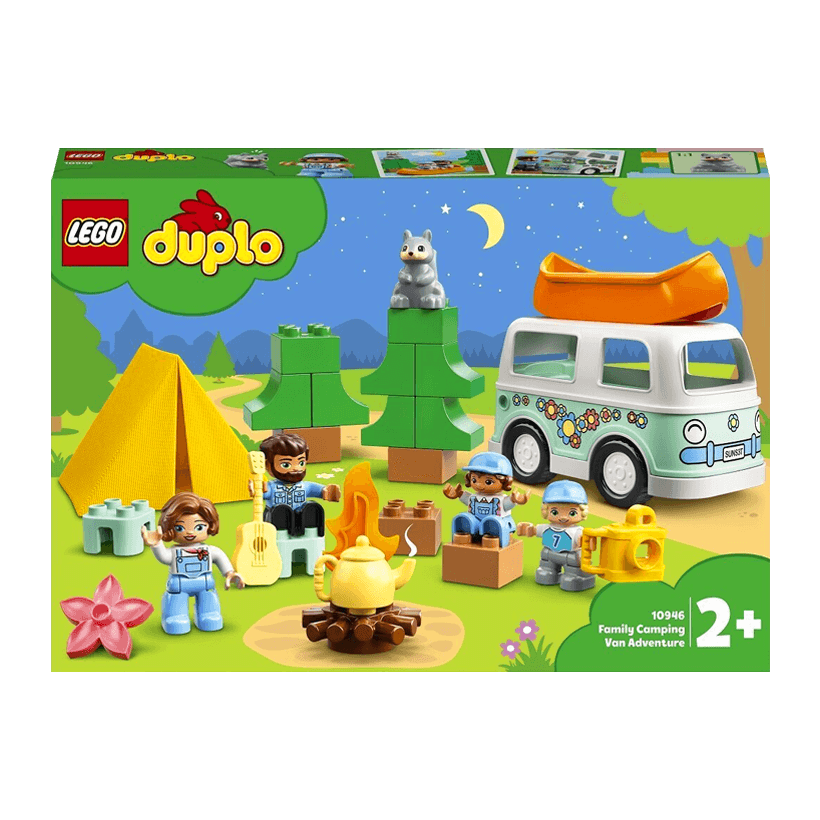 Конструктор Lego Сімейна Пригода на Мікроавтобусі Duplo 10946 Новий - Retromagaz