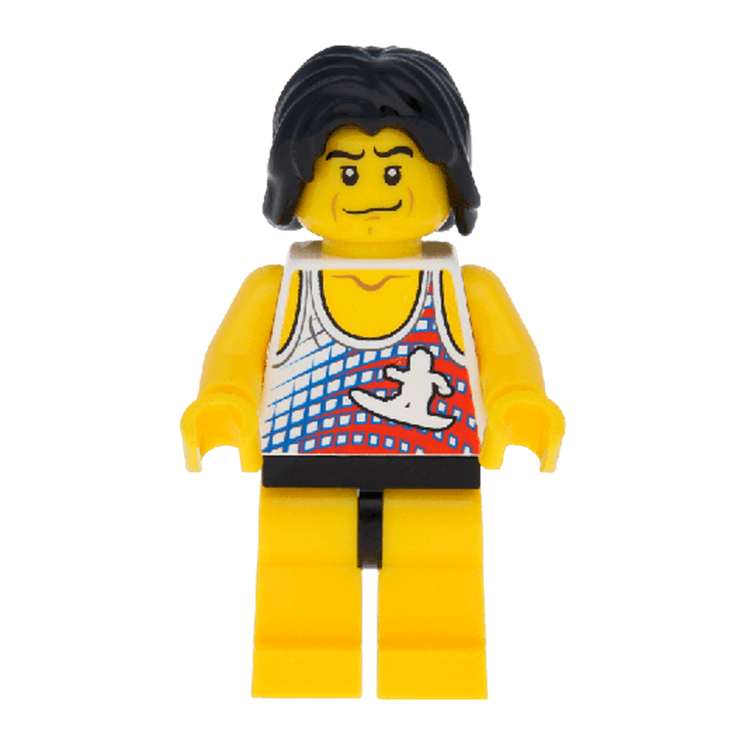 Фигурка Lego Harbor 973pb0997 Wind Surfer City cty0237 Б/У - Retromagaz