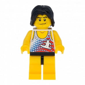 Фигурка Lego 973pb0997 Wind Surfer City Harbor cty0237 Б/У