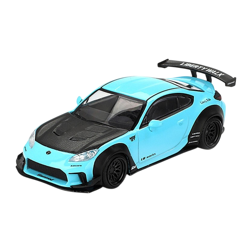 Машинка Premium MINI GT GR86 LB Nation 1:64 MGT00873-L Blue - Retromagaz