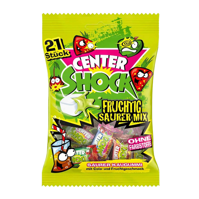 Жевательная Резинка Center Shock Ассорти 84g - Retromagaz
