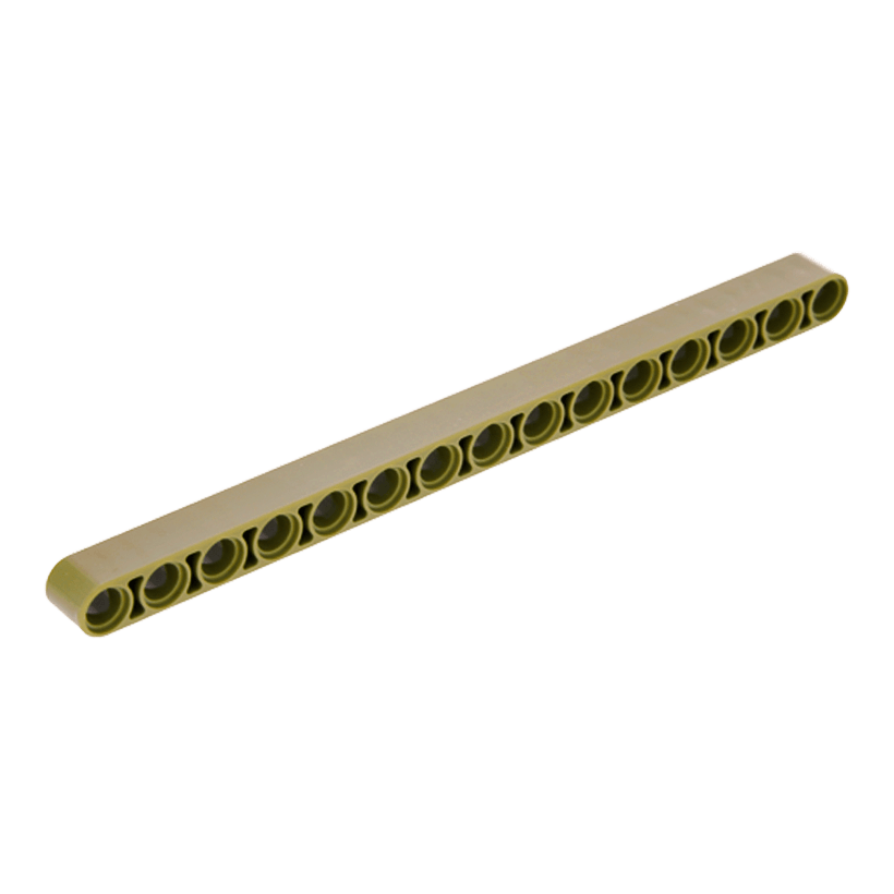 Technic 4шт Lego Балка Товста Пряма 1 x 15 32278 50688 64871 6278074 Olive Green Б/У - Retromagaz