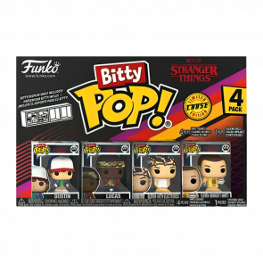 Пак Фигурок FUNKO POP! Bitty Pop! Stranger Things Дастин Eleven Burger T-Shirt Chase 23mm 83662 - Retromagaz