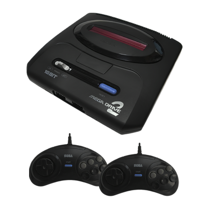 Консоль RMC Sega Mega Drive 2 16 Bit Black - Retromagaz