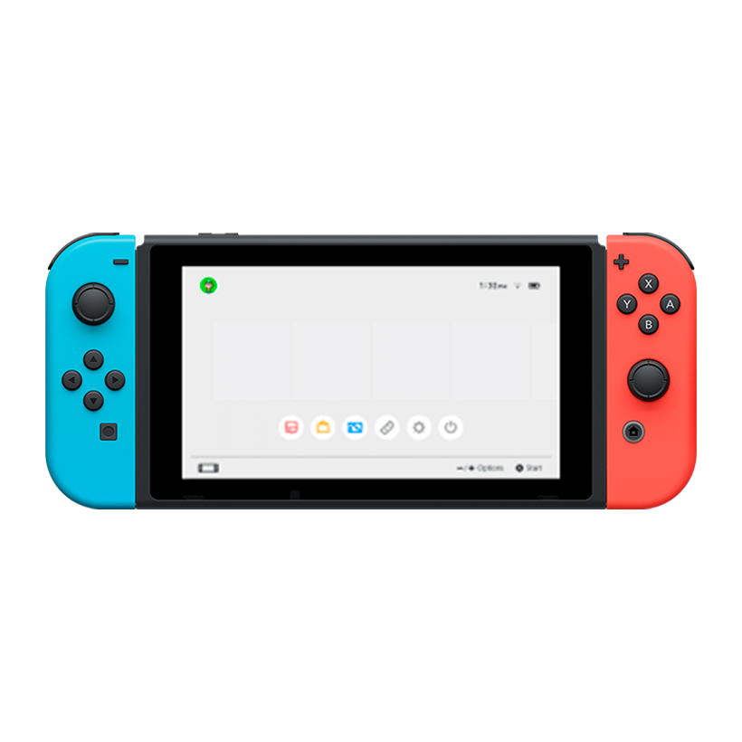 Консоль Nintendo Switch HAC-001(-01) V2 Модифікована 128GB Blue Red + 5 Вбудованих Ігор Б/У - Retromagaz