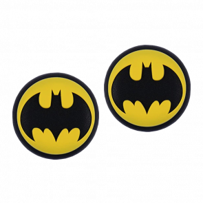 Накладки на Стики 2шт RMC Batman PlayStation 5 4 3 2 1 Xbox Series One 360 Switch 2 Black Yellow - Retromagaz