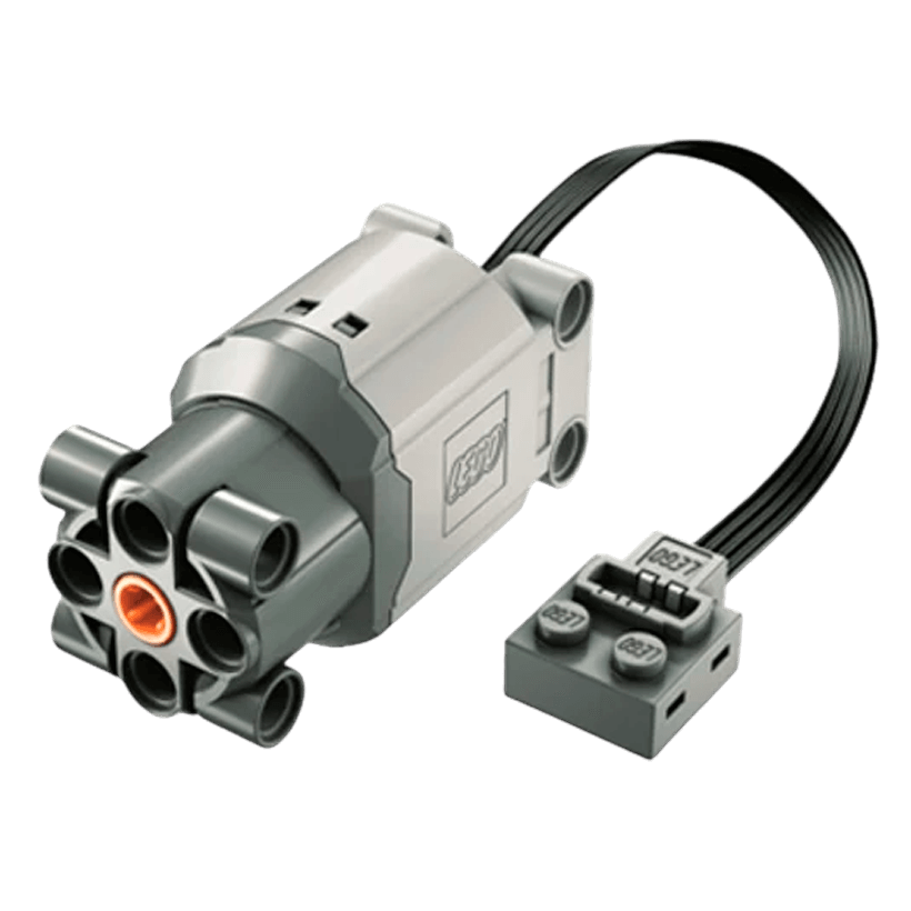 Електрика Lego Мотор Motor 9V Power Functions L 99499c01 99499 6000564 6132519 6211504 Light Bluish Grey Б/У - Retromagaz