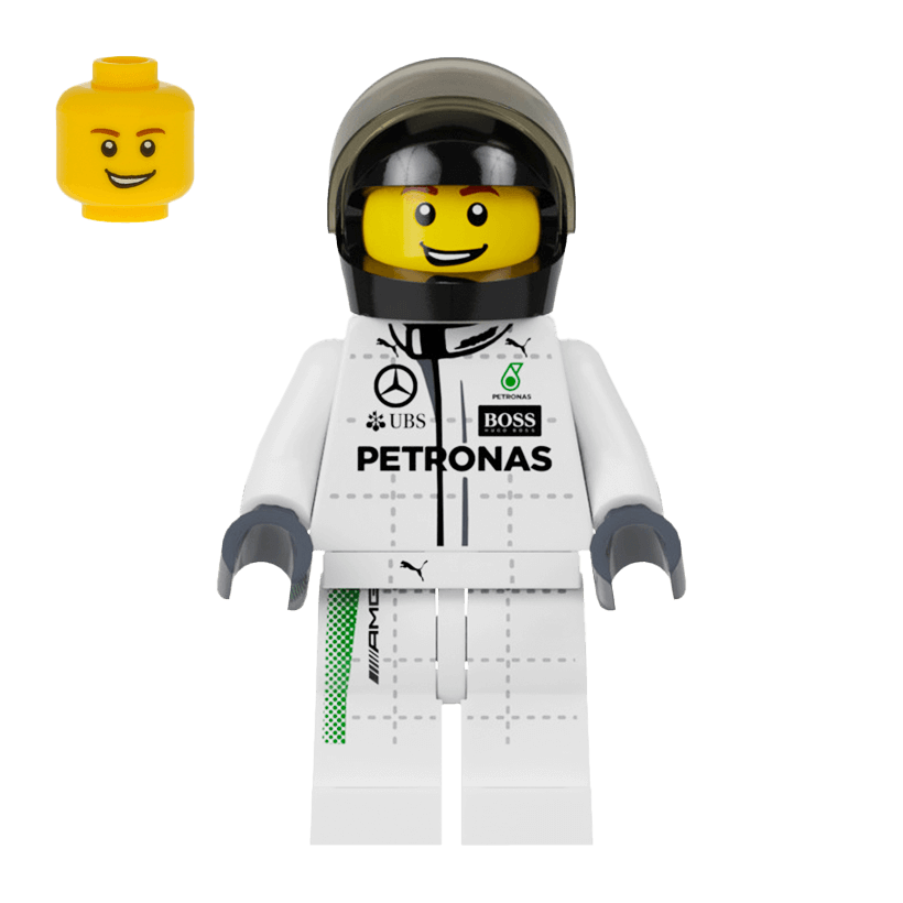 Фигурка Lego Speed Champions Mercedes Petronas Race Car Driver Другое sc042 Б/У - Retromagaz