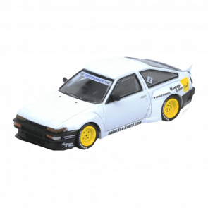 Машинка Premium INNO64 Toyota AE86 Trueno "Pandem / Rocket Bunny" 1:64 White