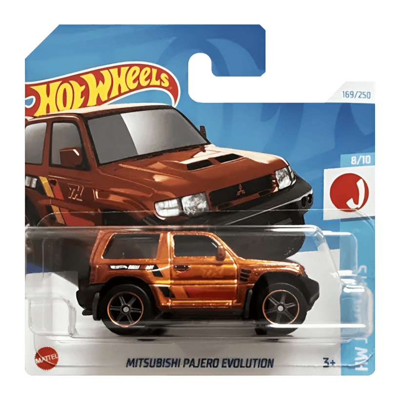 Машинка Базовая Hot Wheels Mitsubishi Pajero Evolution Super Treasure Hunt STH J-Imports 1:64 HTF38 Orange - Retromagaz
