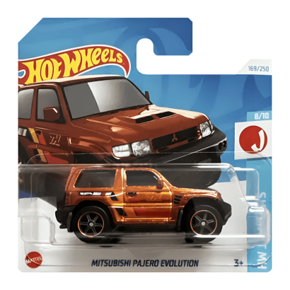 Машинка Базова Hot Wheels Mitsubishi Pajero Evolution Super Treasure Hunt STH J-Imports 1:64 HTF38 Orange - Retromagaz