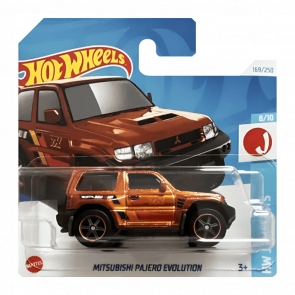 Машинка Базовая Hot Wheels Mitsubishi Pajero Evolution Super Treasure Hunt STH J-Imports 1:64 HTF38 Orange - Retromagaz