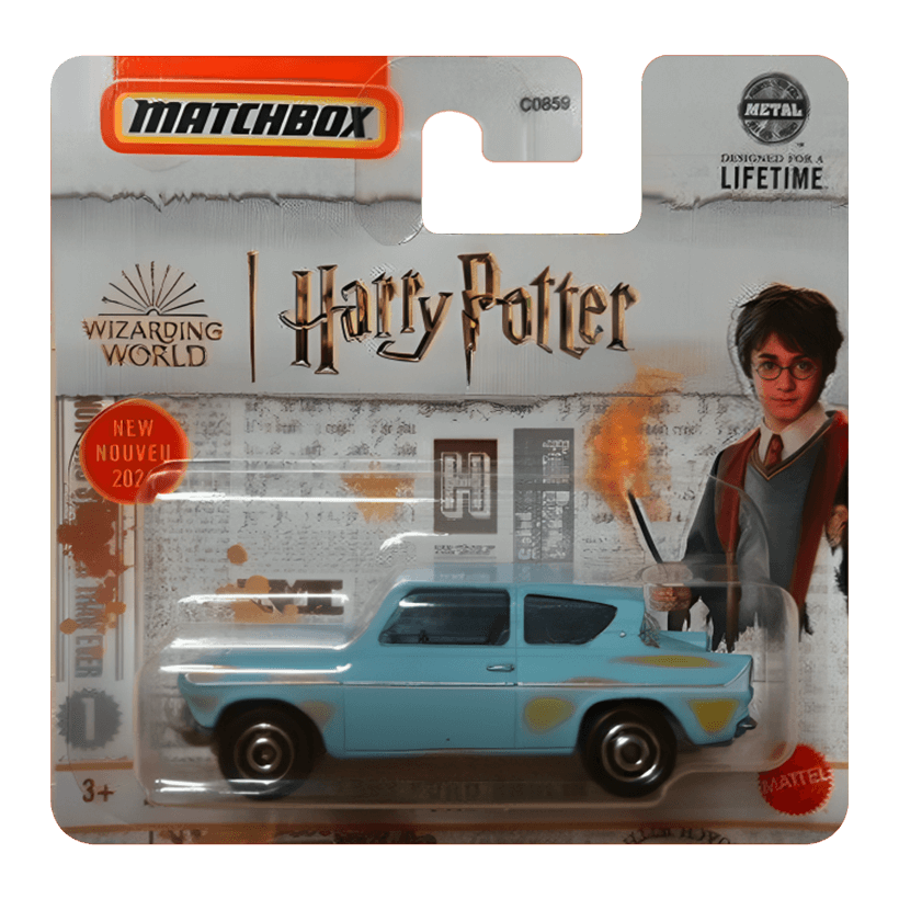 Машинка Большой Город Matchbox 1962 Ford Anglia Harry Potter Harry Potter 1:64 HVN49/JCB32 Blue - Retromagaz