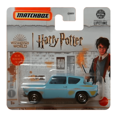 Машинка Велике Місто Matchbox 1962 Ford Anglia Harry Potter Harry Potter 1:64 HVN49 Blue - Retromagaz