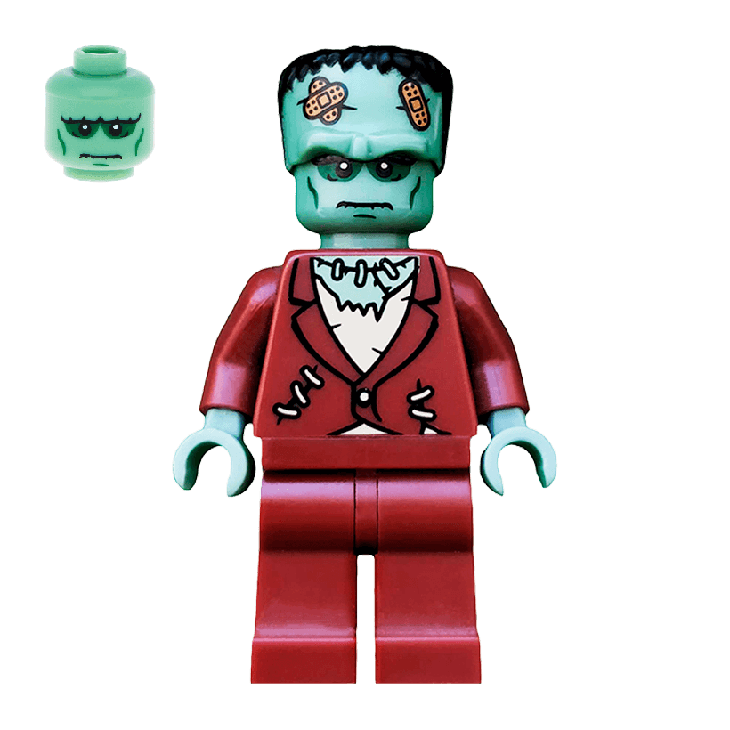 Фігурка Lego Series 4 The Monster Frankenstein Collectible Minifigures col04-7 col055 Б/У - Retromagaz