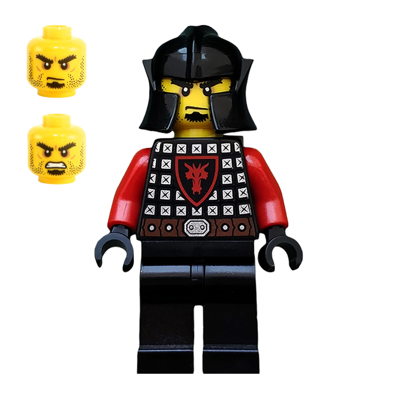 Фігурка Lego Castle 2013 Dragon Knight Scale Mail with Dragon Shield Castle cas537 70403 Б/У - Retromagaz