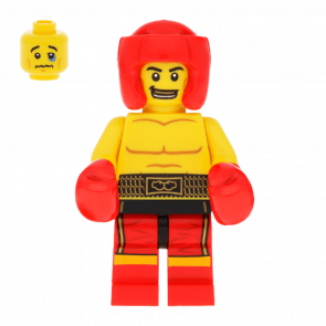 Фигурка Lego Collectible Minifigures Series 5 Boxer col077 Б/У Нормальный - Retromagaz