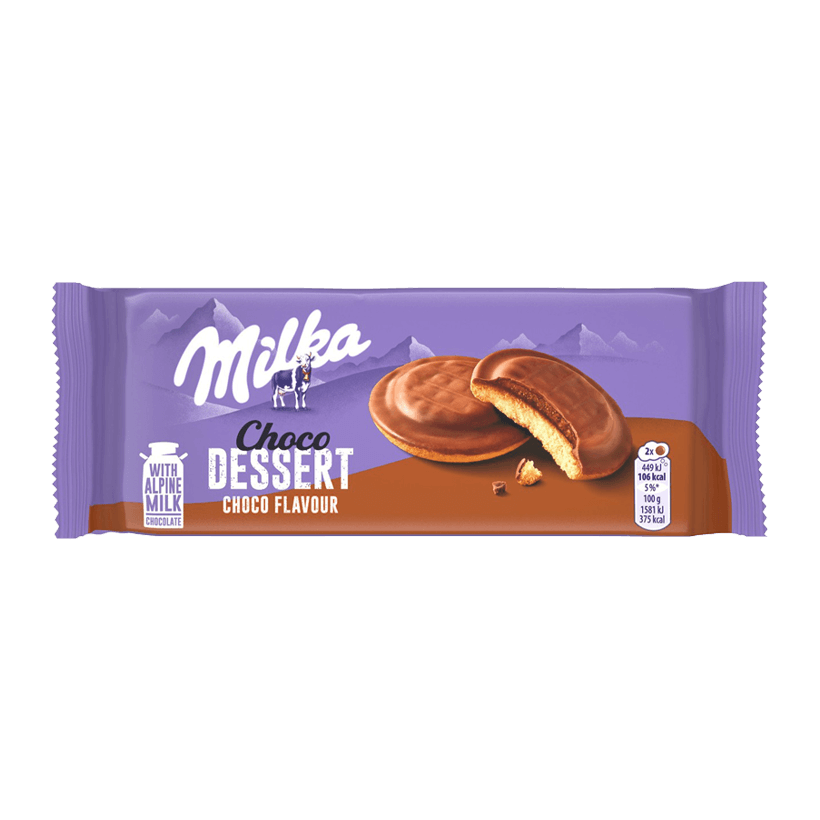Печенье Milka Choco Dessert Choco Flavour 128g - Retromagaz