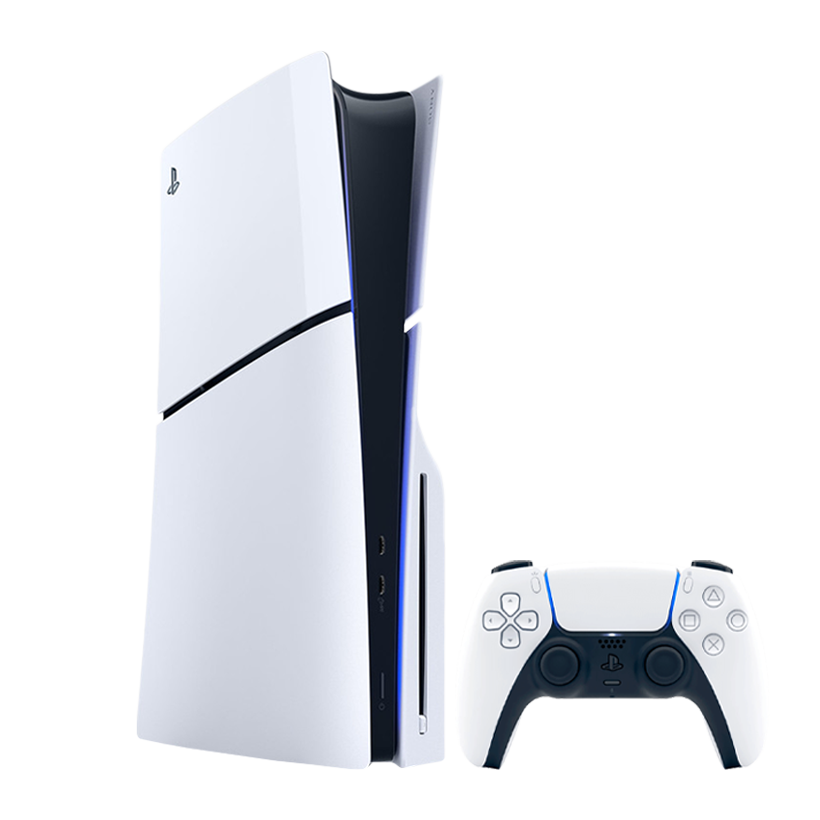 Набор Консоль Sony PlayStation 5 Slim Blu-ray 1TB White Б/У  + Геймпад Беспроводной DualSense Новый - Retromagaz
