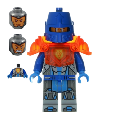 Фигурка Lego Denizens of Knighton Royal Soldier King's Guard Trans-Neon Orange Armor Nexo Knights nex122 Б/У - Retromagaz