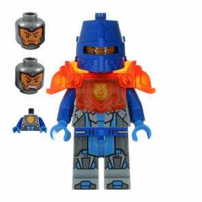 Фігурка Lego Denizens of Knighton Royal Soldier King's Guard Trans-Neon Orange Armor Nexo Knights nex122 Б/У