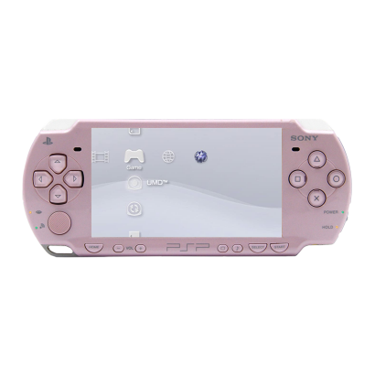 Консоль Sony PlayStation Portable Slim PSP-2ххх Модифицированная 32GB Rose Pink + 5 Встроенных Игр Б/У - Retromagaz