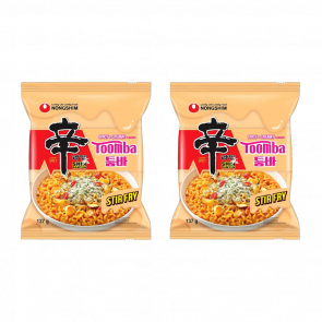 Набор Лапша 2шт Nongshim Shin Рамьон Toomba Stir Fry с Сыром и Кремом Средне Острая 137g - Retromagaz
