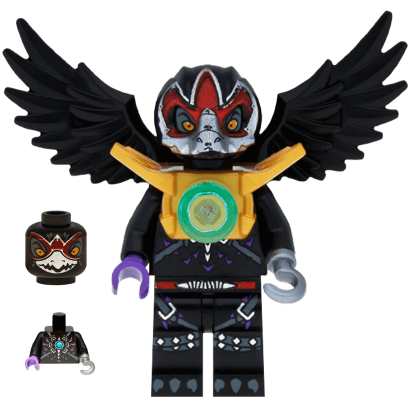 Фігурка Lego Razar Legends of Chima Raven Tribe loc042 Б/У - Retromagaz