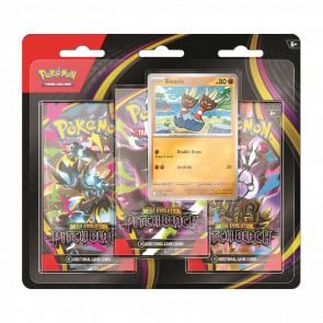Картки Колекційна Гра Pokemon Mega Evolution Pitch Black 3 Pack Blister - Retromagaz