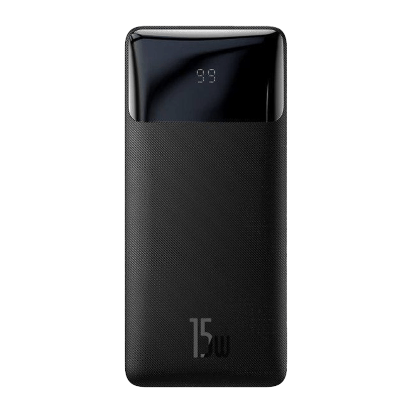 Портативний Акумулятор Power Bank Baseus Bipow Digital Display 10000 mAh Black 15 W - Retromagaz