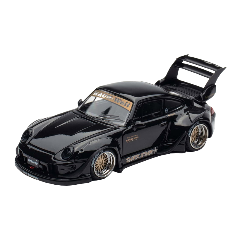 Машинка Premium Ignition Model Porsche Porsche RWB 993 1:64 IG3870 Black - Retromagaz