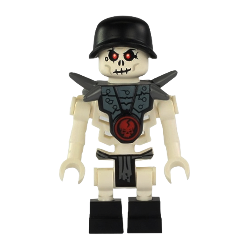 Фигурка Lego Skulkin Chopov Skulkin Vertical Grip Hands Armor Helmet Ninjago njo0005 Б/У - Retromagaz