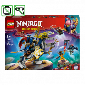Конструктор Lego Без Фигурок Розбойник Робот-Всадник на Драконе Ninjago 71843 Новый - Retromagaz