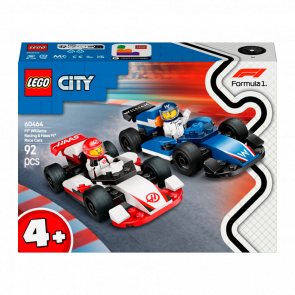 Конструктор Lego Автомобілі для Перегонів F1 Команд Williams Racing та Haas F1 City 60464 Новий - Retromagaz