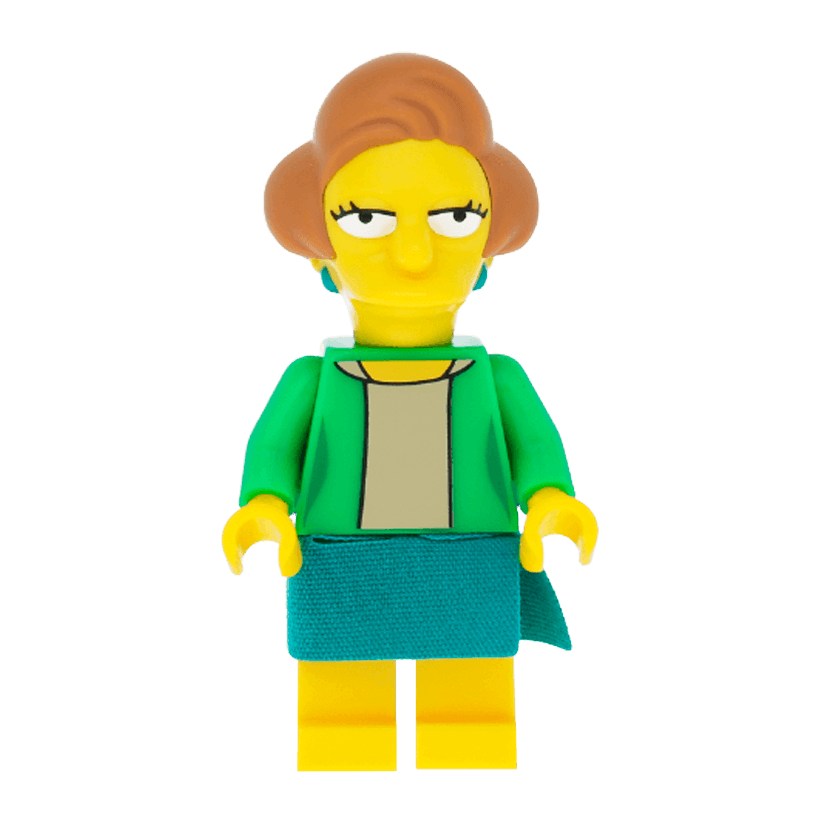 Фігурка Lego The Simpsons Edna Krabappel Cartoons sim040 Б/У - Retromagaz