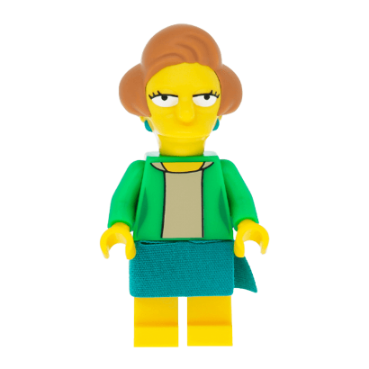 Фигурка Lego Edna Krabappel Cartoons The Simpsons sim040 Б/У - Retromagaz