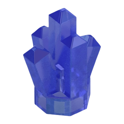 Скеля Lego Коштовність Crystal 5 Point 1 x 1 52 29377 30385 28623 6442192 6507866 Satin Trans-Purple Б/У - Retromagaz