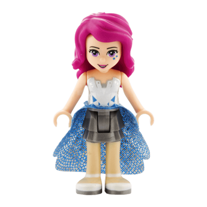 Фигурка Lego Livi Flat Silver Layered Skirt Friends Girl frnd123 1 Б/У - Retromagaz